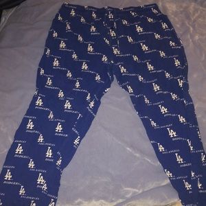 Dodgers pajama bottoms